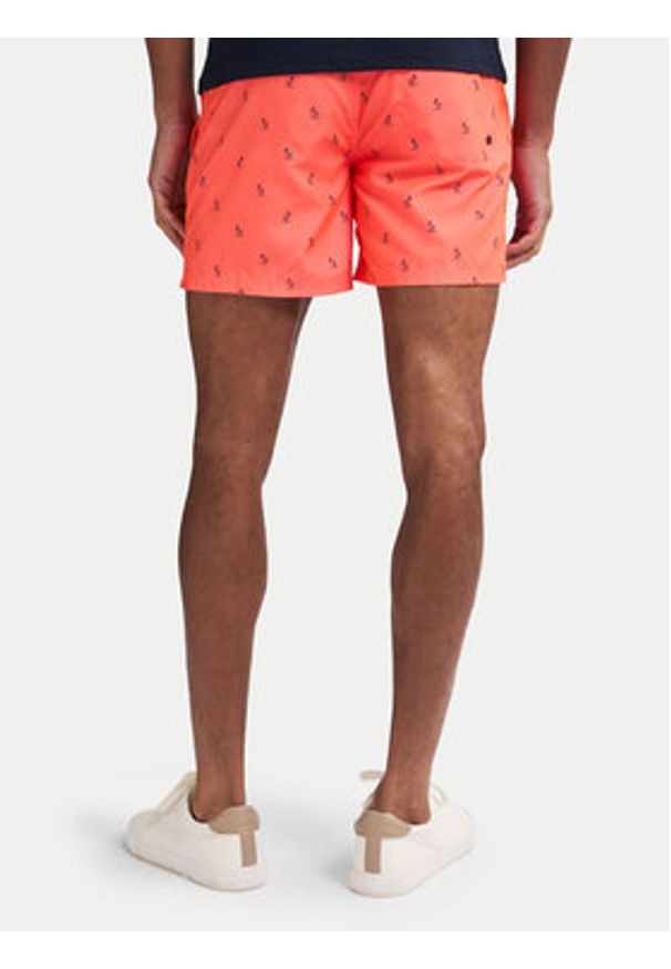 Petrol Industries Szorty kąpielowe M-1050-SWS951 Pomarańczowy Regular Fit. Kolor: pomarańczowy. Materiał: syntetyk
