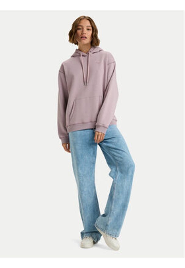 Roxy Bluza Surf Stoked Brushed ERJFT05046 Fioletowy Regular Fit. Kolor: fioletowy. Materiał: syntetyk