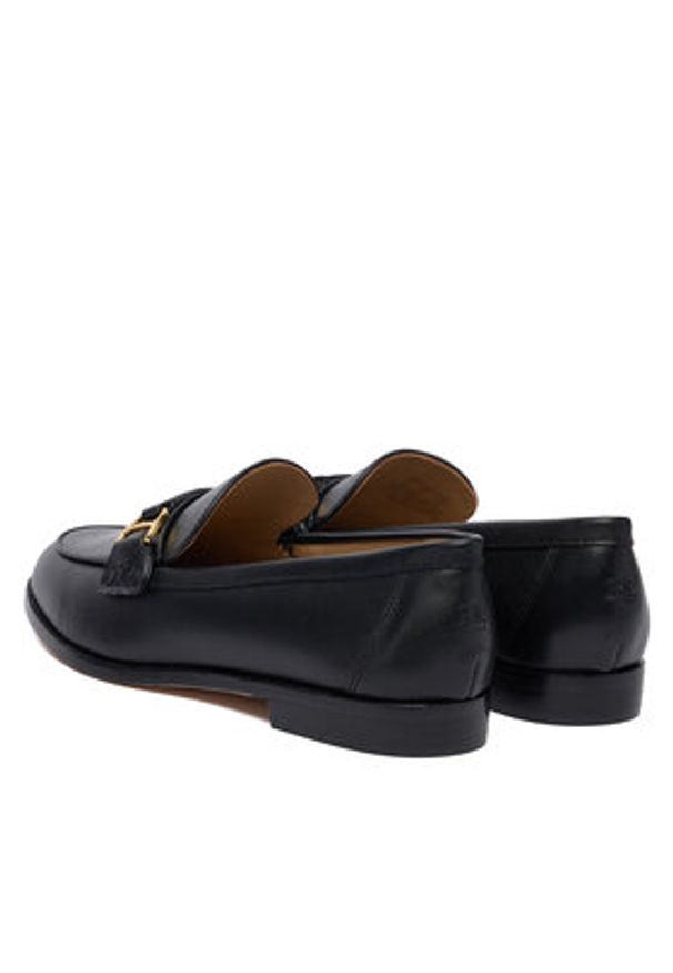 Lauren Ralph Lauren - LAUREN RALPH LAUREN Loafersy 802P02121001 Czarny. Kolor: czarny. Materiał: skóra