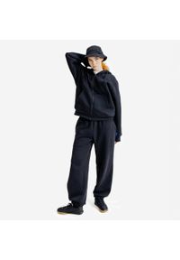 Decathlon - Bluza na suwak unisex Elementals. Typ kołnierza: kaptur. Kolor: czarny. Materiał: tkanina, bawełna, poliester, materiał, prążkowany, elastan #2