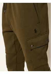 Polo Ralph Lauren Spodnie dresowe Classics 710730495006 Zielony Regular Fit. Kolor: zielony. Materiał: dresówka, syntetyk, bawełna