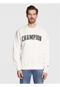 Champion Bluza Heavy Fleece Bookstore Logo 217877 Beżowy Regular Fit. Kolor: beżowy. Materiał: syntetyk