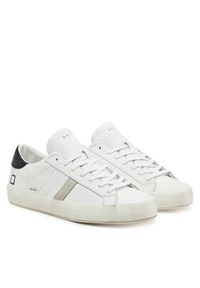 D.A.T.E. Sneakersy Hill Low Calf M421-HL-CA-WB Biały. Kolor: biały. Materiał: skóra #5