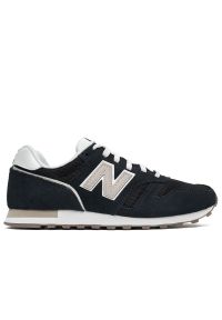 Buty damskie New Balance W37330S - czarne. Okazja: na co dzień. Kolor: czarny. Materiał: guma, skóra, zamsz, materiał, syntetyk. Szerokość cholewki: normalna. Model: New Balance 373 #1