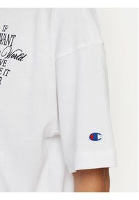 Champion T-Shirt 117473 Biały Loose Fit. Kolor: biały. Materiał: bawełna