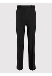 Victoria Victoria Beckham Spodnie materiałowe 1322WTR003728B Czarny Regular Fit. Kolor: czarny. Materiał: wiskoza #3