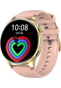 Smartwatch Hagen Smartwatch męski Hagen HC39.115.5315 różowy pasek. Rodzaj zegarka: smartwatch. Kolor: różowy #1