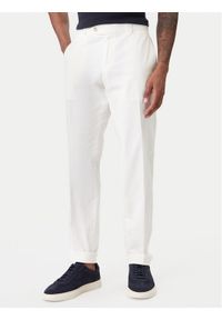 BOSS Spodnie materiałowe C-Genius 50555035 Biały Regular Fit. Kolor: biały. Materiał: bawełna #1