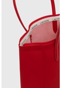 Lacoste torebka NF2037PO kolor czerwony. Kolor: czerwony. Rodzaj torebki: na ramię #5