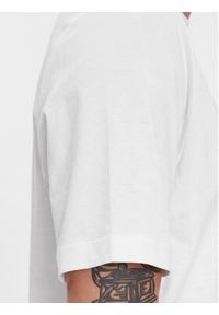 Kappa T-Shirt Cromen 303HZ70 Biały Regular Fit. Kolor: biały. Materiał: bawełna