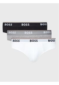 BOSS - Boss Komplet 3 par slipów Power 50475273 Kolorowy. Materiał: bawełna. Wzór: kolorowy #1