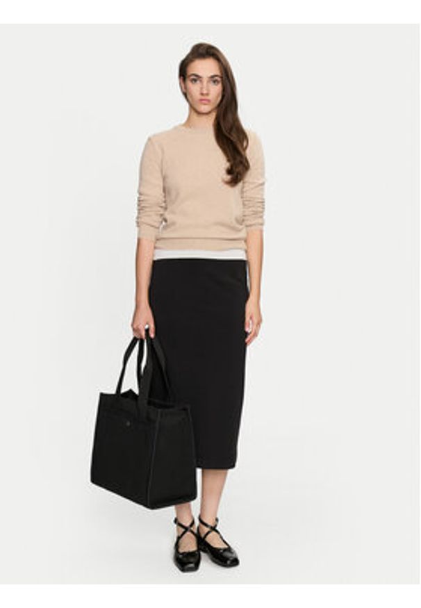 Marc O'Polo Spódnica ołówkowa 408 3038 18045 Czarny Regular Fit. Kolor: czarny. Materiał: bawełna