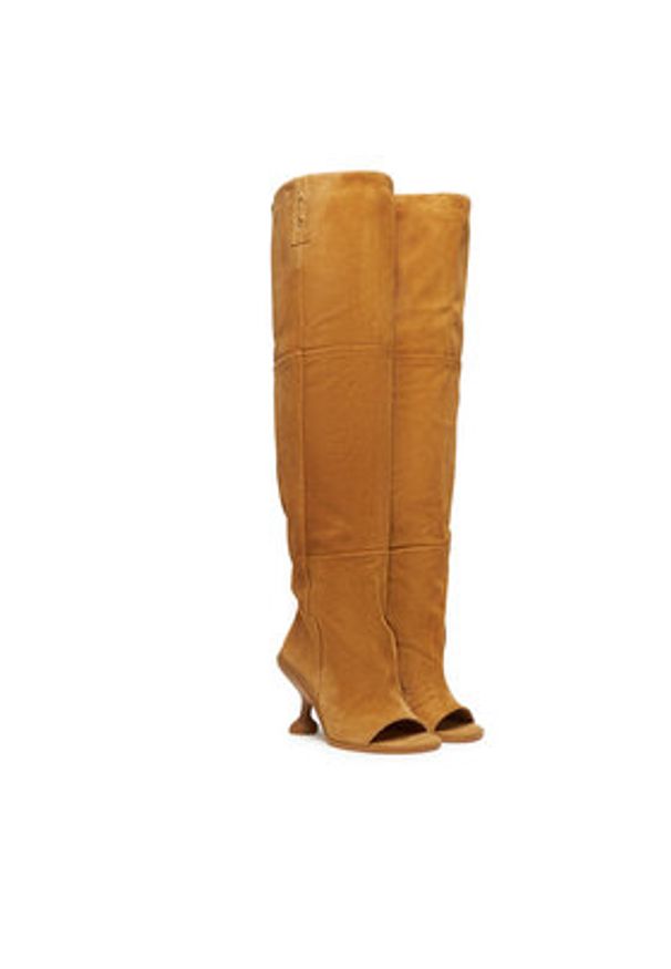 Naked Wolfe Kozaki KIND Brązowy. Kolor: brązowy. Materiał: skóra, zamsz