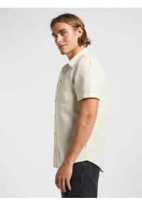 Lee - MESKA KOSZULA LEE SS LEESURE SHIRT PIONEER ECRU 112363814 #4
