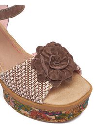 Laura Vita Sandały Noao 01 Brązowy. Kolor: brązowy. Materiał: skóra, zamsz #3