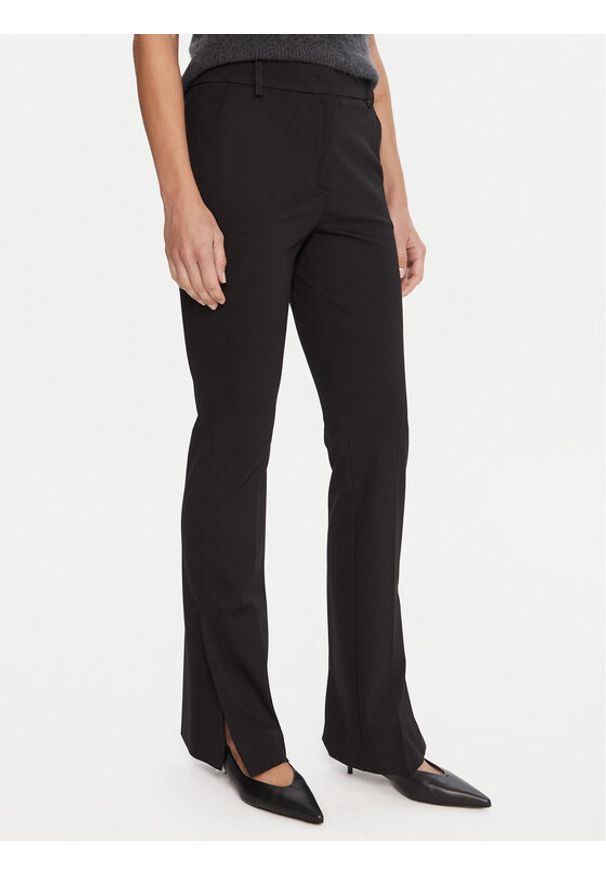 Marella Spodnie materiałowe Artur 2523786024 Czarny Flare Fit. Kolor: czarny. Materiał: syntetyk