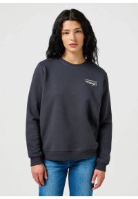 Wrangler - DAMSKA BLUZA WRANGLER REGULAR SWEAT FADED BLACK 112356510