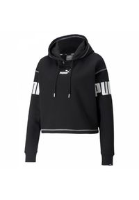 Bluza dresowa damska Puma POWER. Kolor: czarny, wielokolorowy, biały. Materiał: dresówka #1