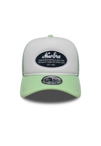 Czapka Trucker New Era Oval Foam Patch. Kolor: biały