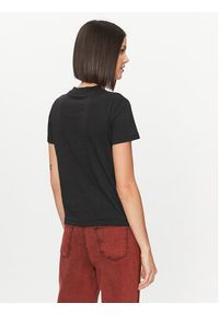 Versace Jeans Couture T-Shirt 75HAHT16 Czarny Regular Fit. Kolor: czarny. Materiał: bawełna #5