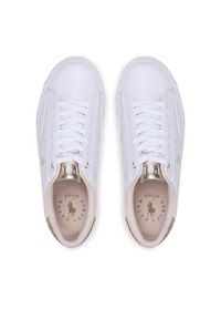 Polo Ralph Lauren Tenisówki Theron V RF104098 Biały. Kolor: biały. Materiał: skóra