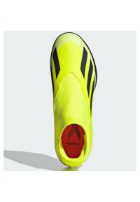 Adidas - Buty adidas X Crazyfast League Ll Tf Jr IF0686 żółte. Kolor: żółty. Materiał: materiał, syntetyk, guma. Szerokość cholewki: normalna #3