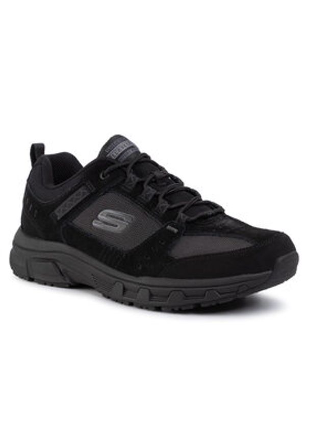 skechers - Skechers Trekkingi Oak Canyon 51893/BBK Czarny. Kolor: czarny. Materiał: materiał. Sport: turystyka piesza