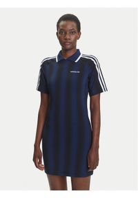 Adidas - adidas Sukienka codzienna Football Inspired Graphic JW5143 Granatowy Regular Fit. Okazja: na co dzień. Kolor: niebieski. Materiał: syntetyk. Typ sukienki: proste. Styl: casual #1