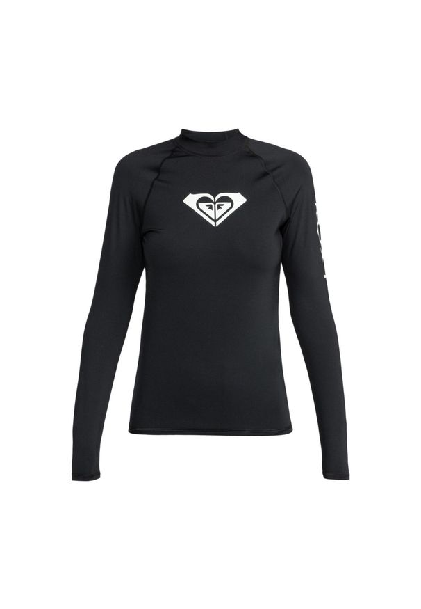 Roxy - Długi rękaw Rash Vest dla Kobiety WHOLE HEARTED Czarny. Kolor: czarny. Materiał: materiał, poliester, elastan. Długość: długie