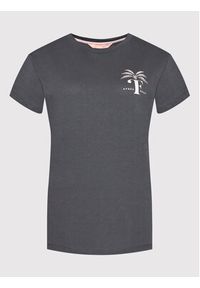 Femi Stories T-Shirt Loose Szary Regular Fit. Kolor: szary. Materiał: bawełna #5