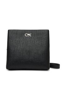 Czarna listonoszka Calvin Klein skórzana