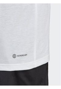 Adidas - adidas Koszulka techniczna Essentials Feelready Logo IC1219 Biały Regular Fit. Kolor: biały. Materiał: syntetyk