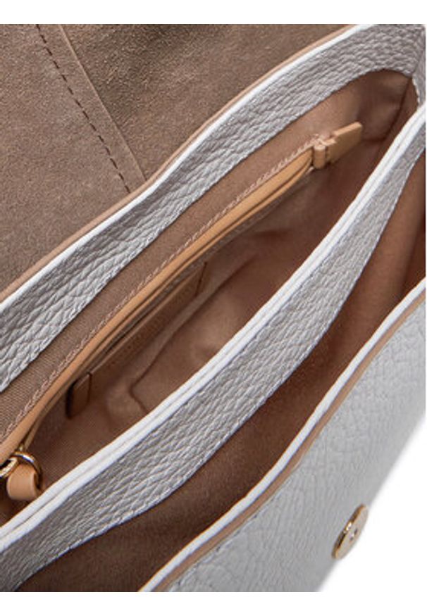 Gianni Chiarini Torebka Helena Round BS 11088 TKL-NAETN Szary. Kolor: szary. Materiał: skórzane