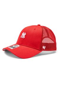 47 Brand Czapka z daszkiem MLB New York Yankees Base Runner Mesh 47 MVP B-BRNMS17CTP-RD Czerwony. Kolor: czerwony. Materiał: materiał #1