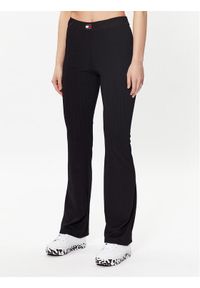 Tommy Jeans Spodnie materiałowe Badge DW0DW15373 Czarny Regular Fit. Kolor: czarny. Materiał: syntetyk, materiał