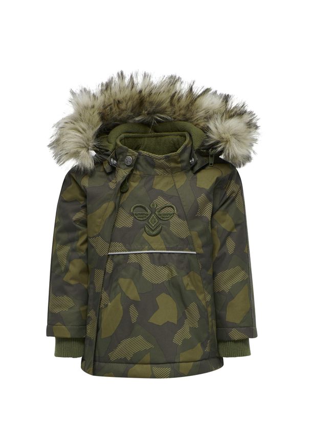 Dziecięca kurtka z kapturem Hummel Jessie. Typ kołnierza: kaptur. Kolor: zielony