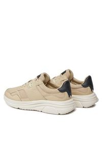 TOMMY HILFIGER - Tommy Hilfiger Sneakersy Modern Runner Premium Lth FM0FM04879 Beżowy. Kolor: beżowy. Materiał: skóra