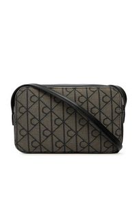 Calvin Klein Torebka Emblem Trio Pebble Shoulder Bag LV04F3533G Brązowy. Kolor: brązowy #3