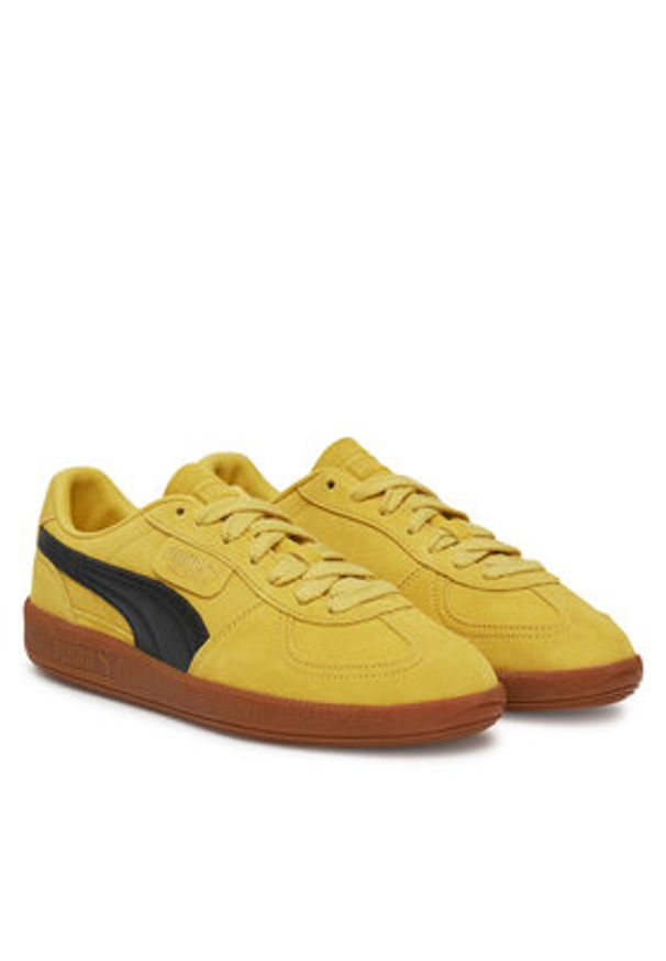 Puma Sneakersy Palermo 396463 71 Żółty. Kolor: żółty. Materiał: skóra, zamsz