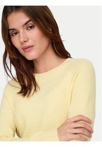 only - ONLY Sweter Rica 15204279 Żółty Regular Fit. Kolor: żółty. Materiał: syntetyk #6