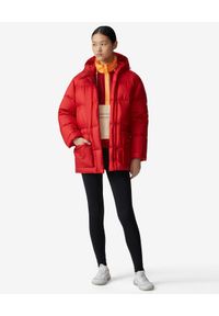 Kenzo - KENZO - Czerwona pikowana kurtka Sport. Okazja: na co dzień. Kolor: czerwony. Materiał: jeans, puch, nylon. Długość rękawa: długi rękaw. Długość: długie. Wzór: aplikacja. Styl: sportowy #3