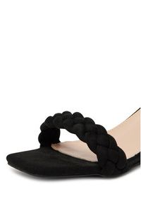 DeeZee Sandały EA2338-1 Czarny. Kolor: czarny. Materiał: materiał #7