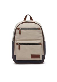 TOMMY HILFIGER - Tommy Hilfiger Plecak Th Casual Backpack AM0AM13227 Beżowy. Kolor: beżowy. Materiał: materiał. Styl: casual