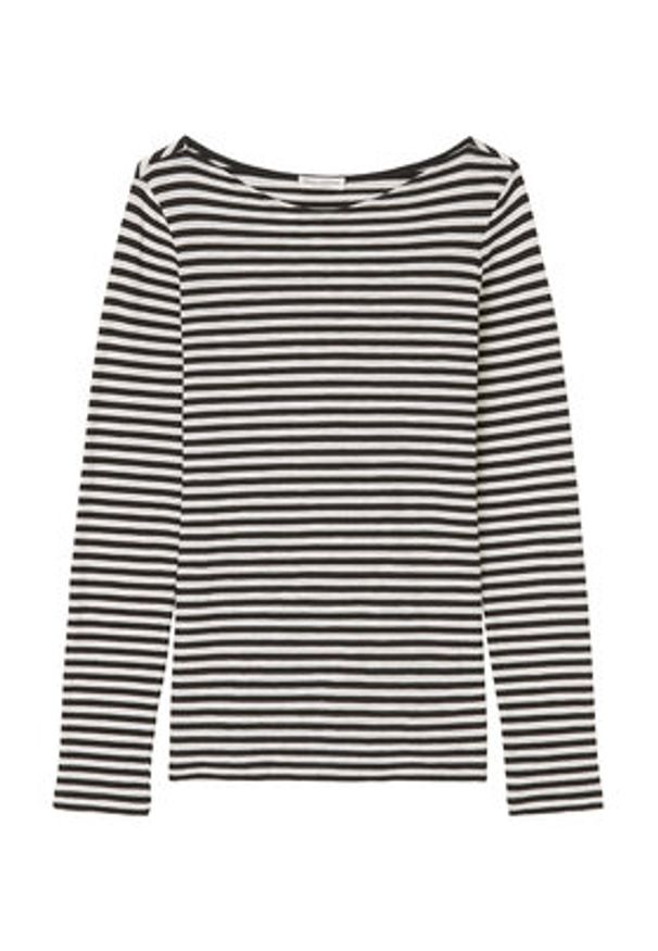 Marc O'Polo Bluzka B01 2196 52597 Czarny Regular Fit. Typ kołnierza: polo. Kolor: czarny. Materiał: bawełna