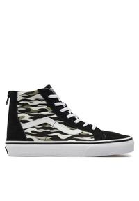 Vans Tenisówki Jn Sk8-Hi Zip VN0007PVN421 Czarny. Kolor: czarny. Materiał: materiał #1