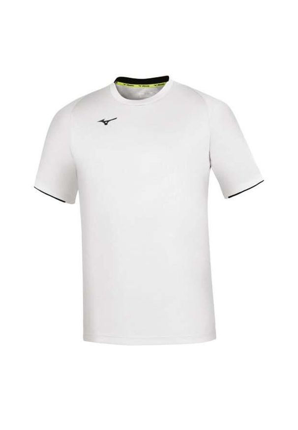 Camiseta Mizuno Core. Kolor: niebieski, wielokolorowy, biały. Sport: fitness