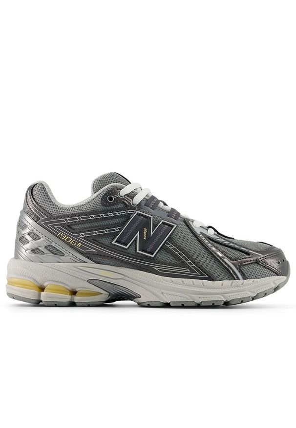 Buty młodzieżowe New Balance G190619C - szare. Kolor: szary. Materiał: materiał, syntetyk, guma. Szerokość cholewki: normalna
