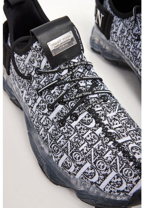 Philipp Plein - Sneakersy PHILIPP PLEIN. Zapięcie: pasek. Materiał: skóra. Wzór: aplikacja