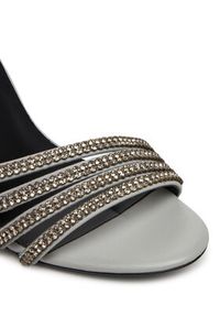 Patrizia Pepe Sandały 8X0076/L083 Srebrny. Kolor: srebrny. Materiał: skóra #5