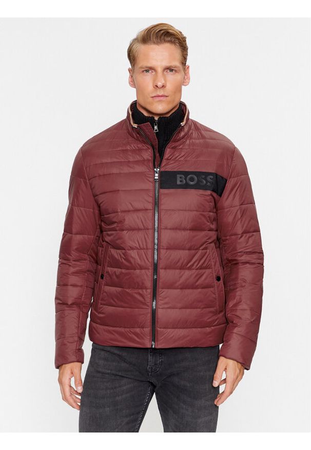 BOSS Kurtka przejściowa Darolus 50464308 Czerwony Regular Fit. Kolor: czerwony. Materiał: syntetyk